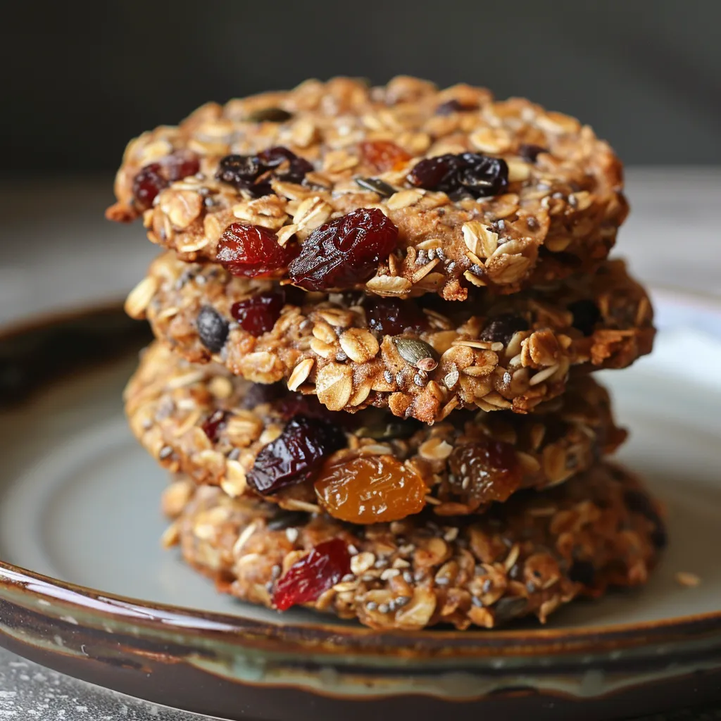 Enjoy fresh homemade granola cookies