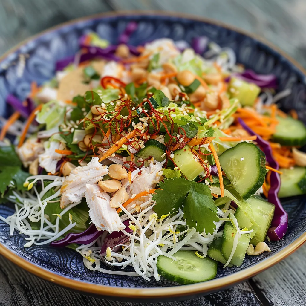 A bright, fresh Asian salad loaded with flavor