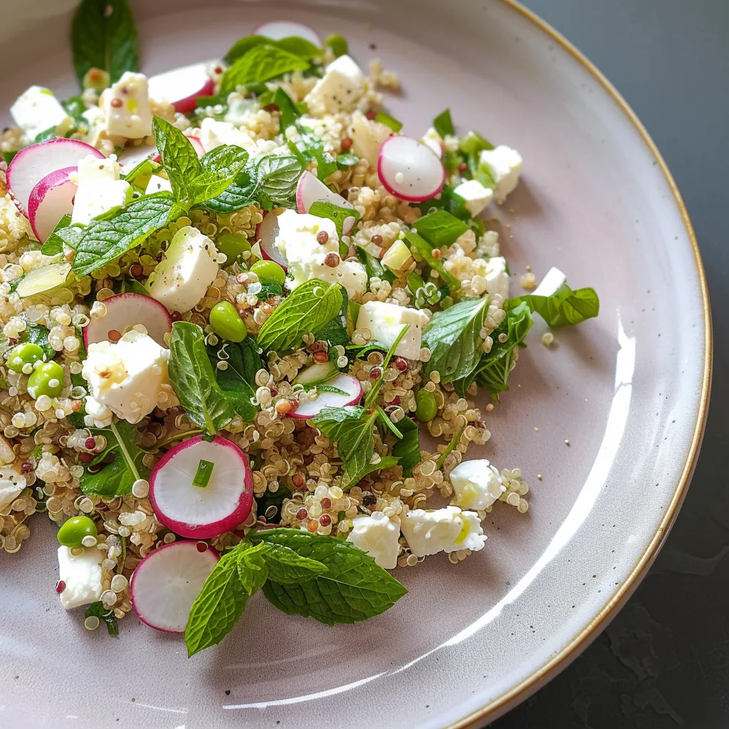 Quinoa and Peas Bowl