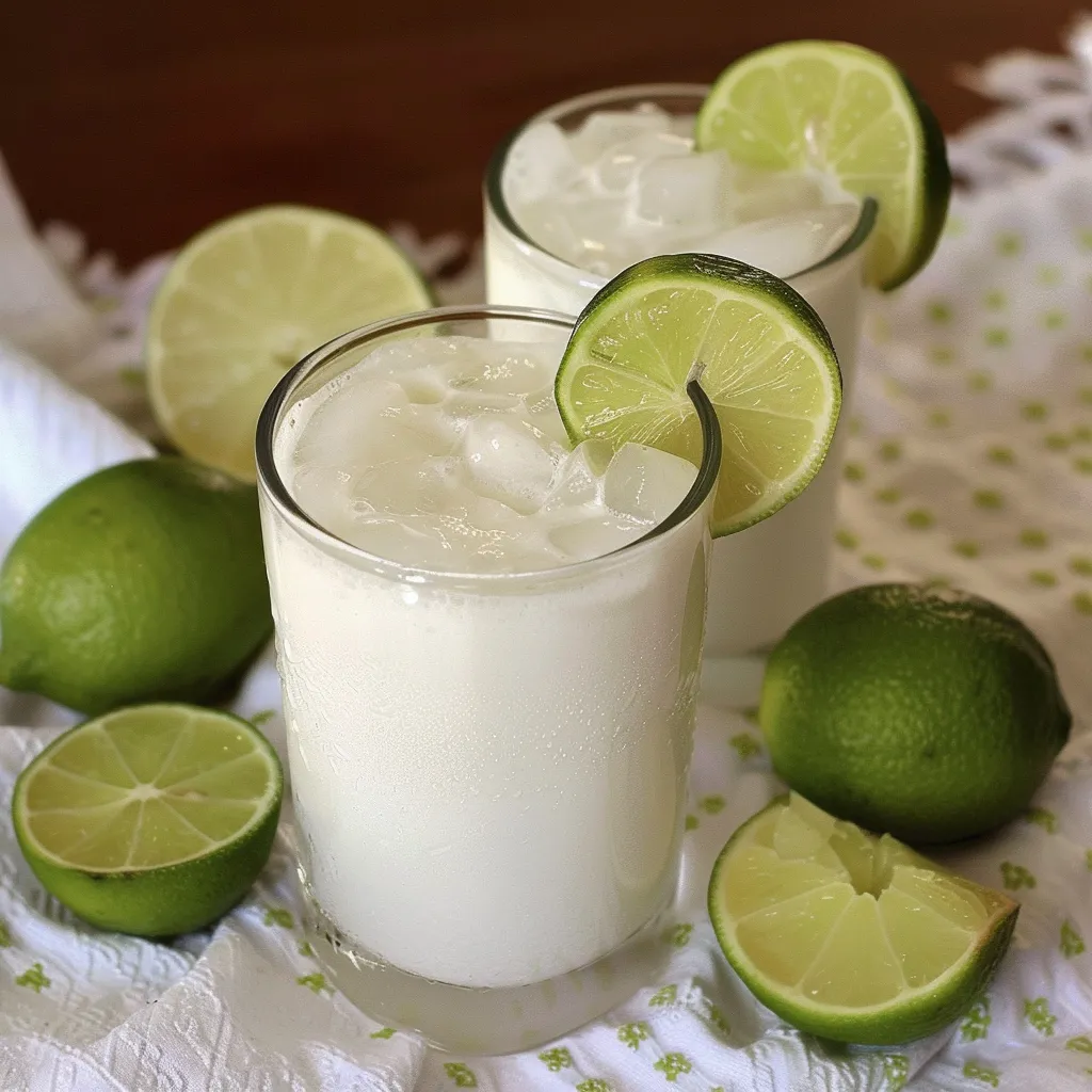 Limonada de Coco with Lime