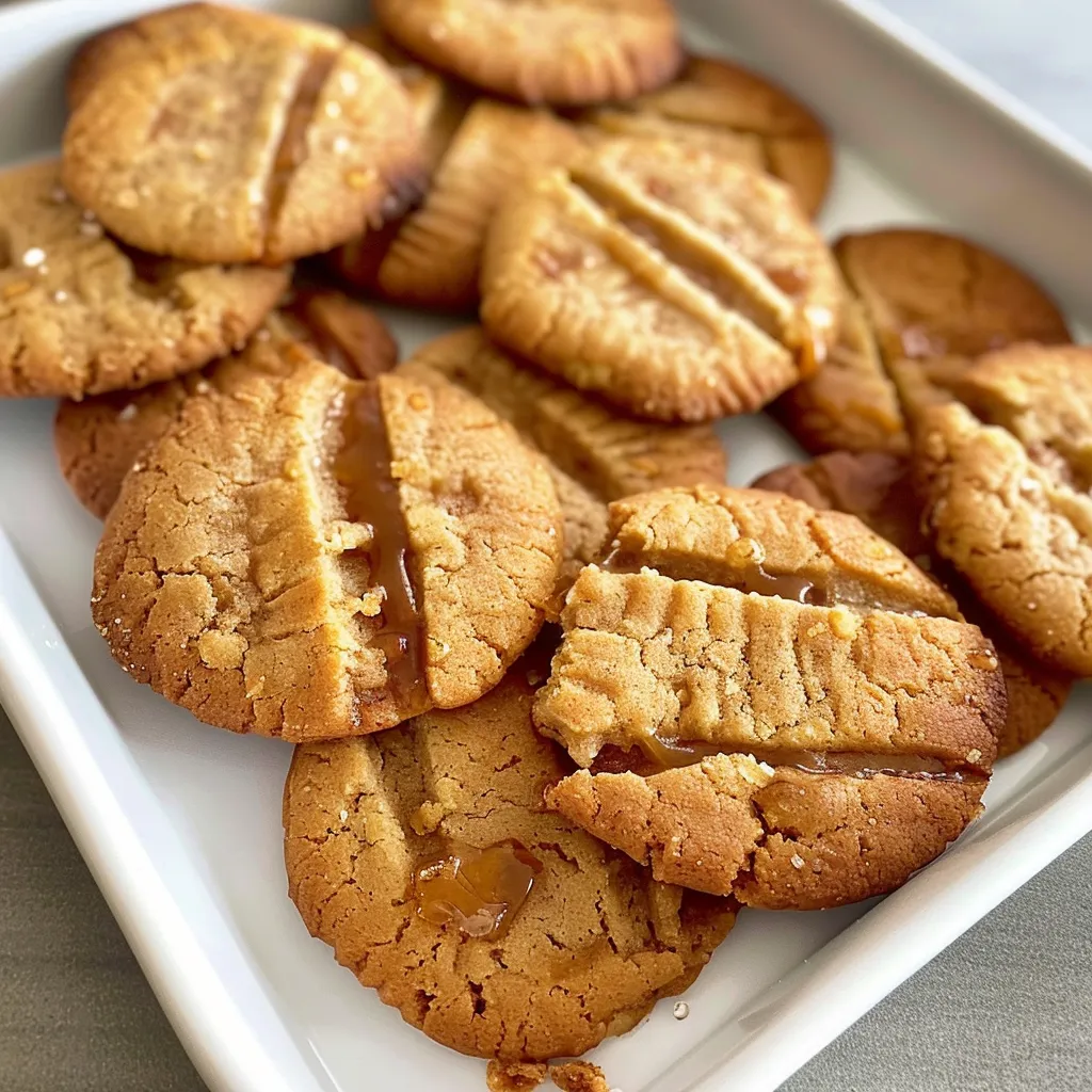 Tasty honey caramel cookies