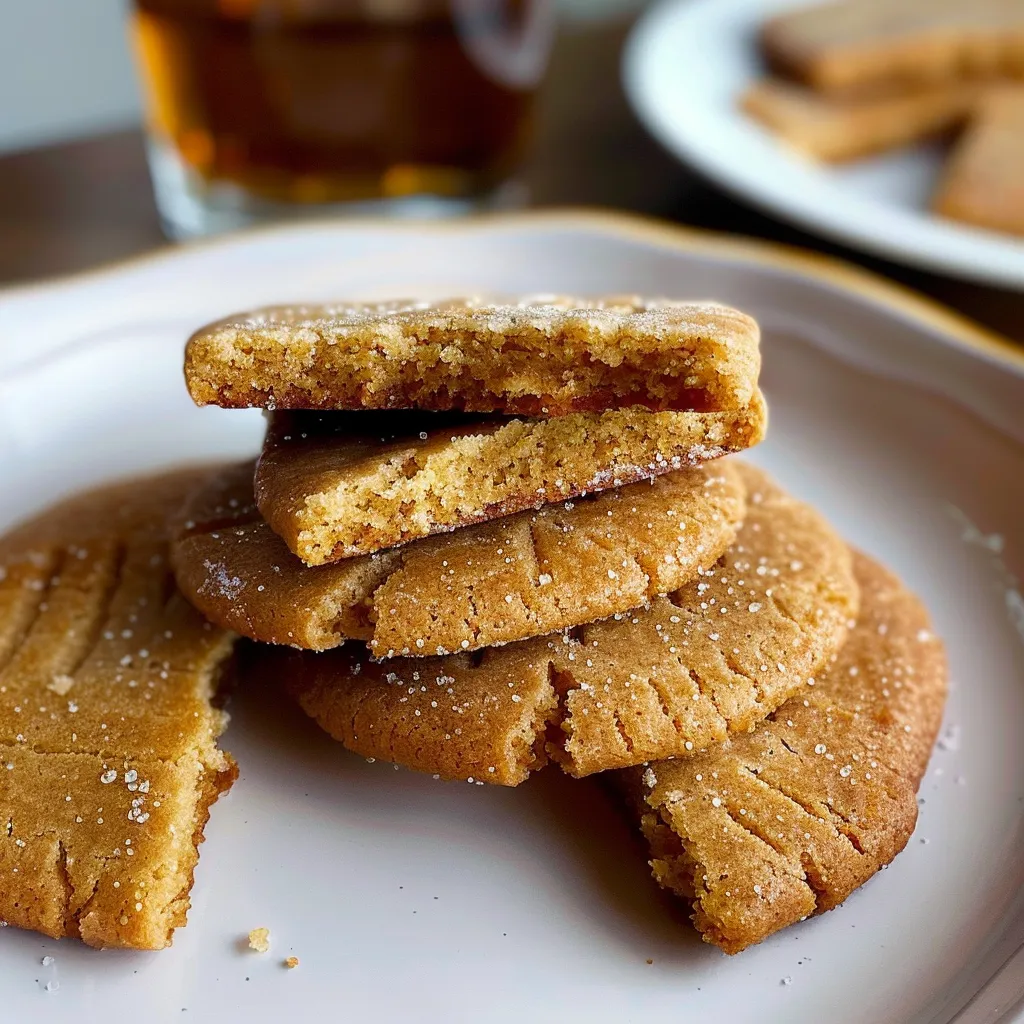 Homemade honey caramel cookies to enjoy