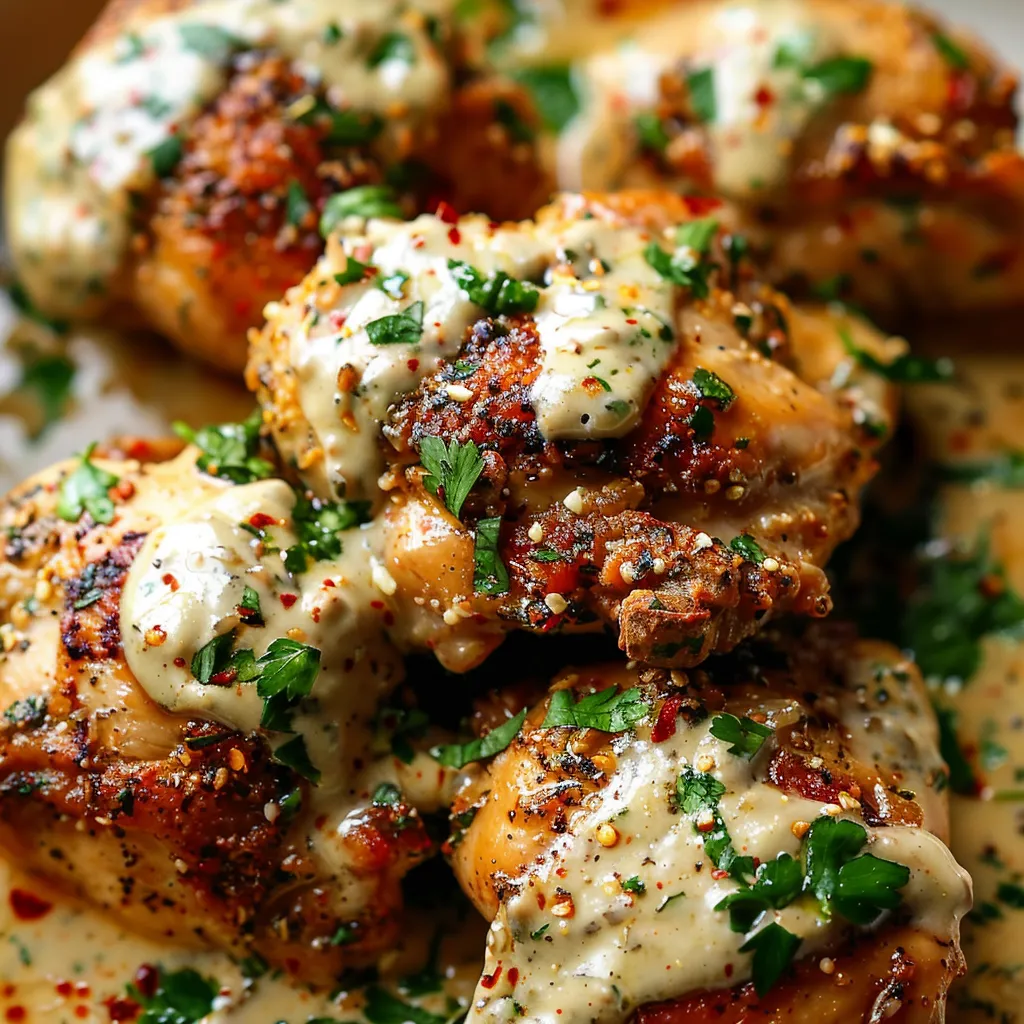 Grilled zaatar chicken with tahini