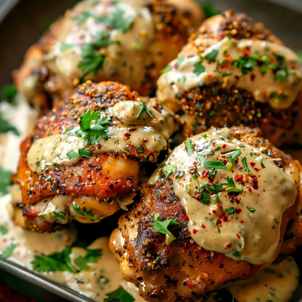 Grilled chicken with zaatar, tahini, and garlic