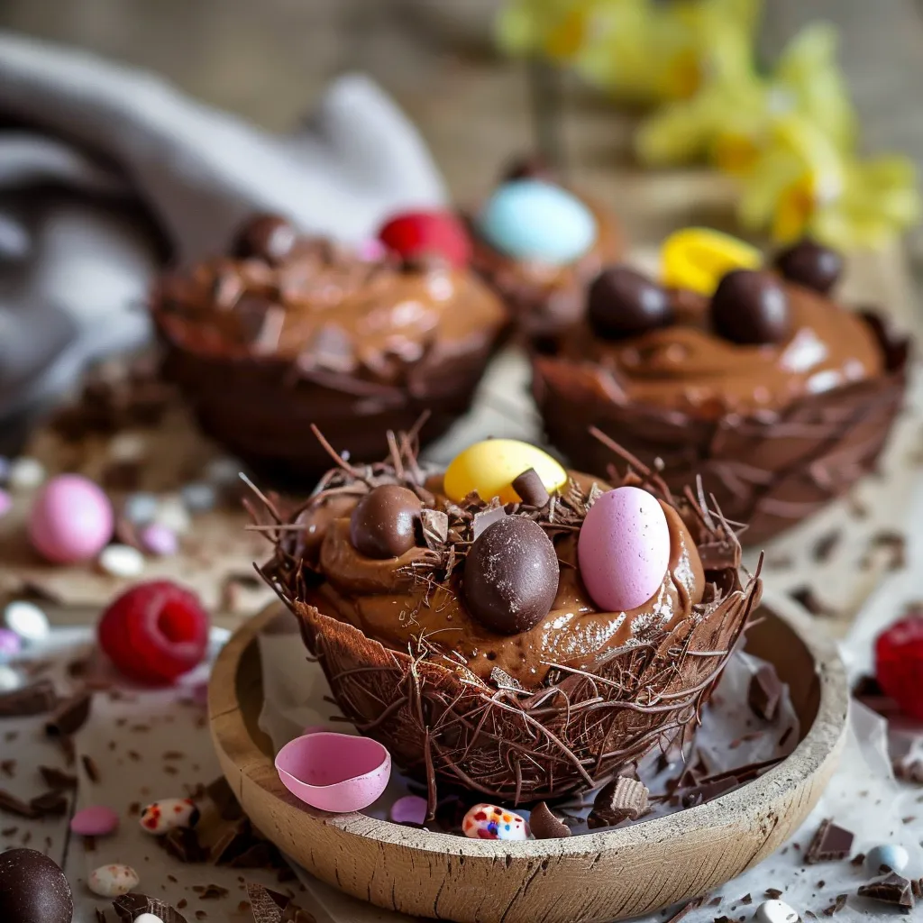 Whip up decadent Easter chocolate nests