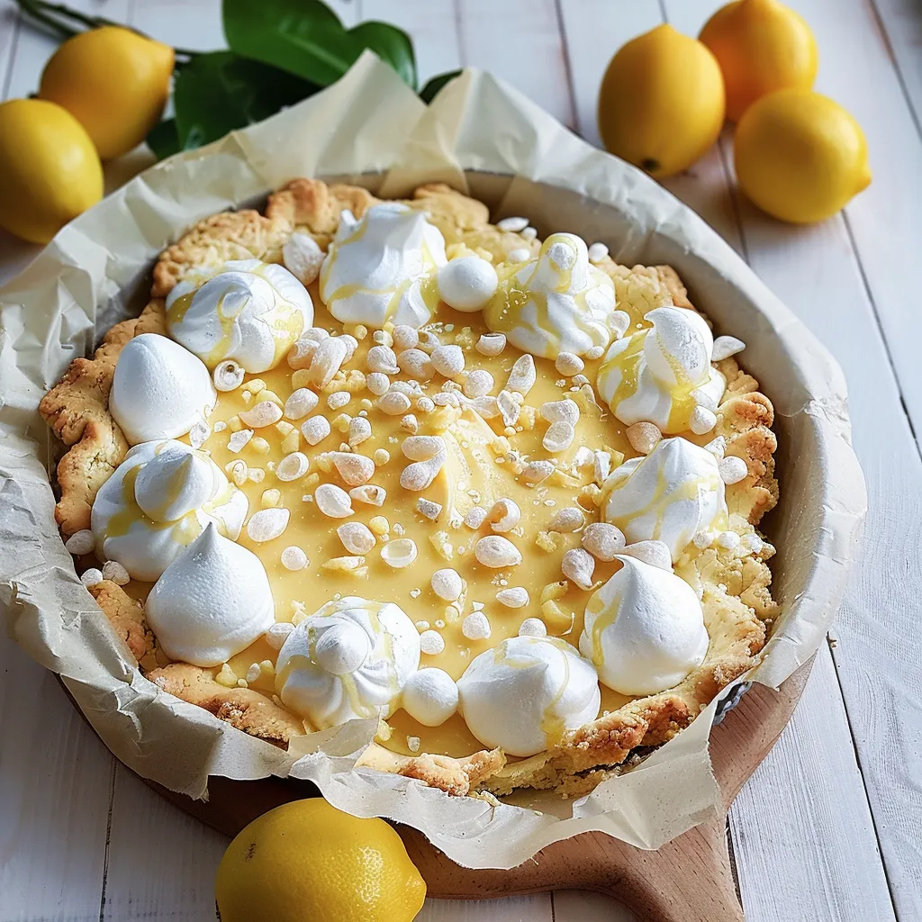 Lemon meringue tart