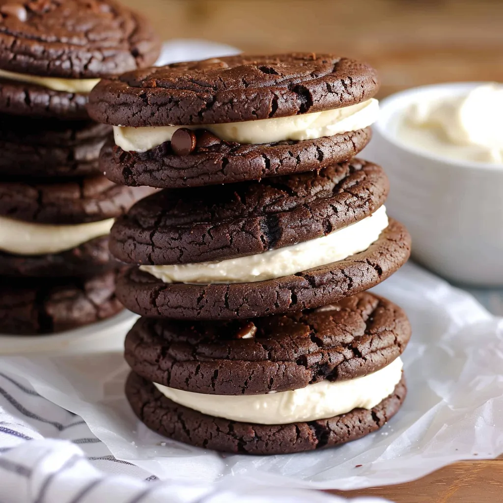 Chocolate sandwich cookies