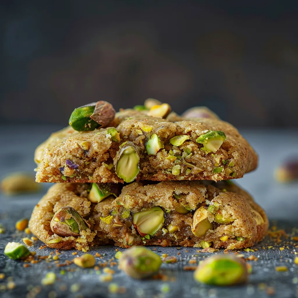 Tasty pistachio cookies