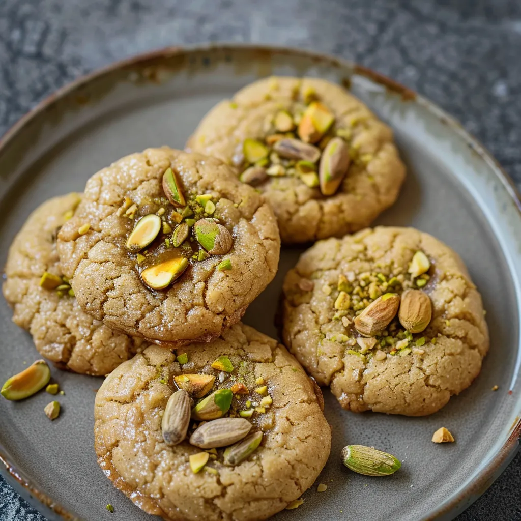 White chocolate pistachio chunk cookies for a truly decadent treat