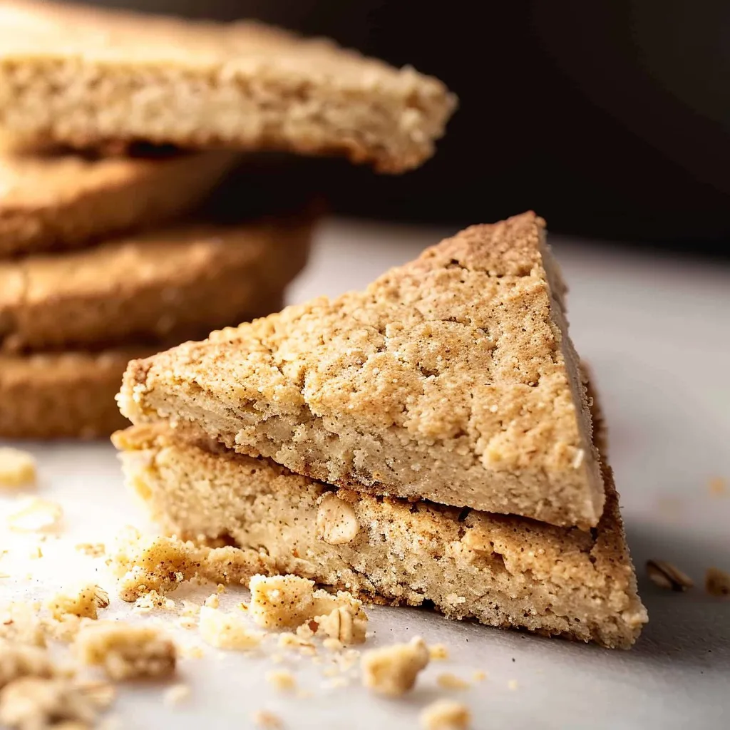 Crunchy yet soft oat cookies made with sweet butter