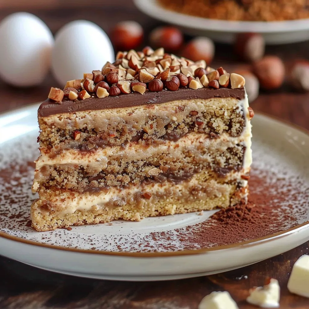 Enjoy egyptian hazelnut cake