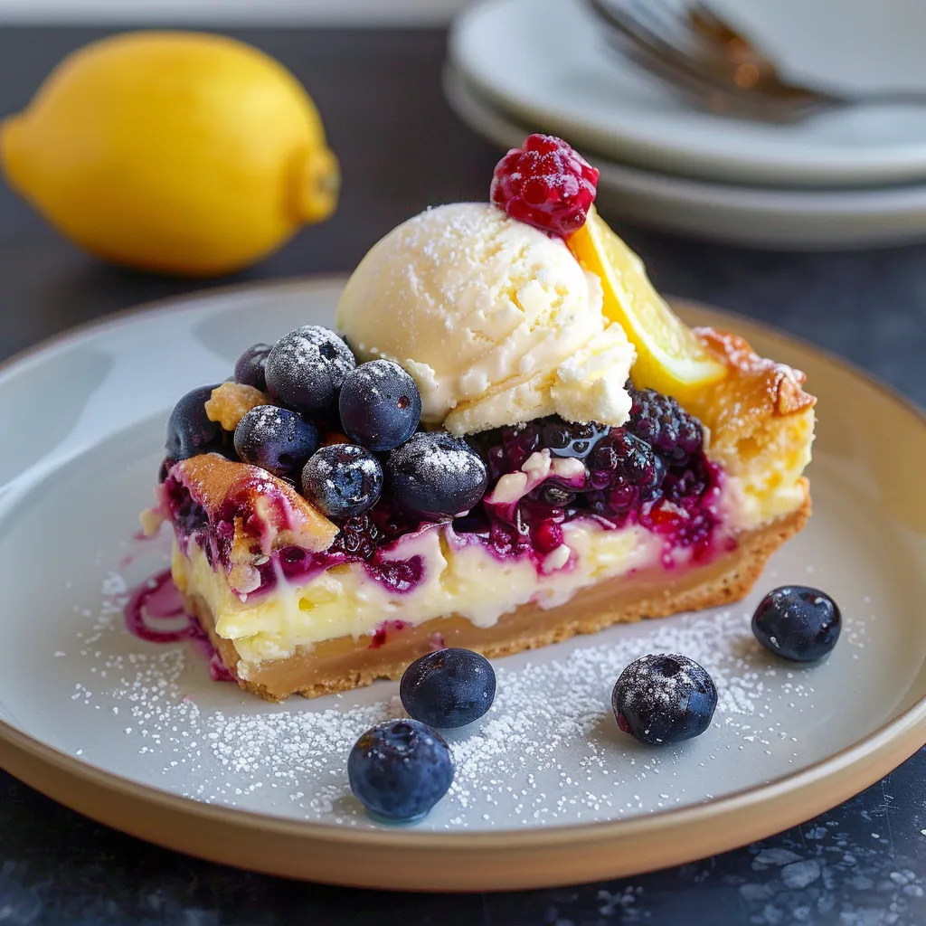 Blueberry lemonopita delight