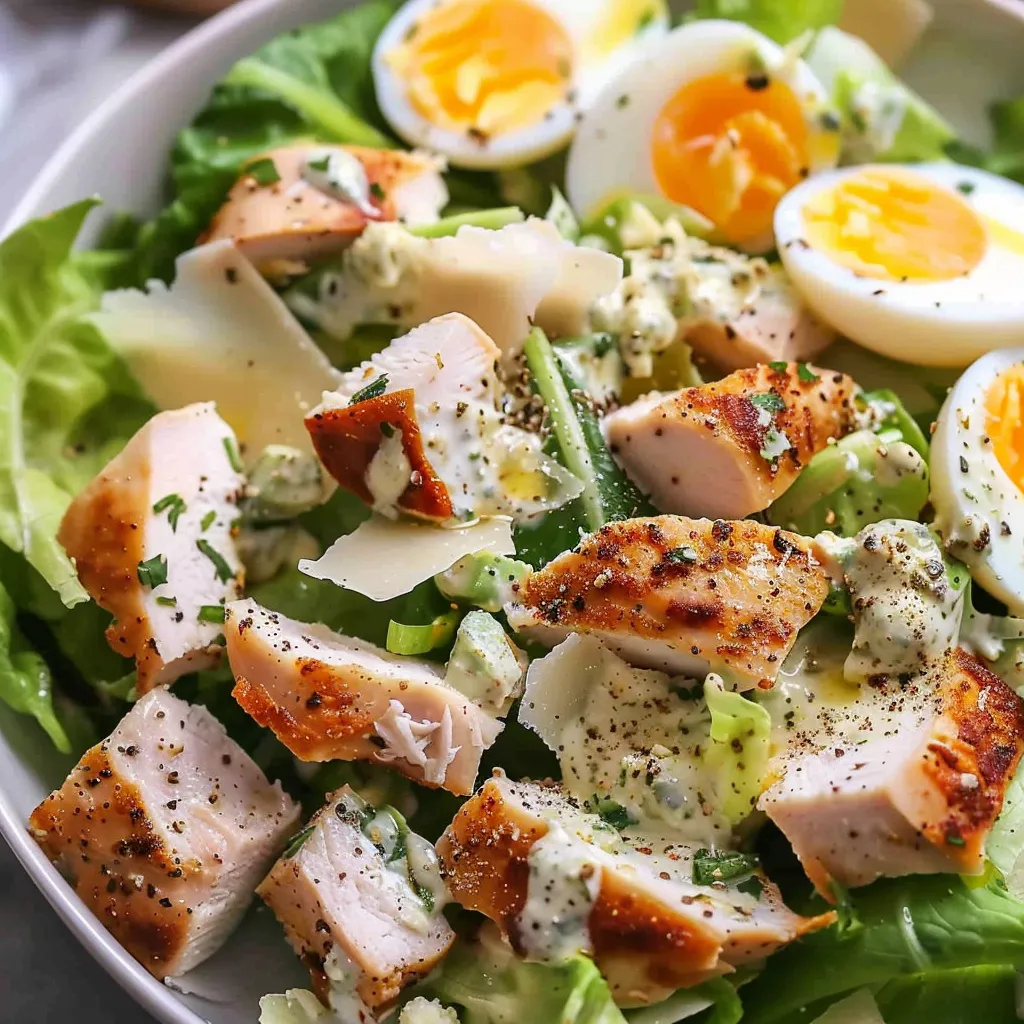 Chicken Caesar Salad with Farm-raised Poultry