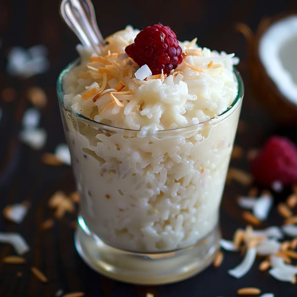 Irresistible coconut rice treat