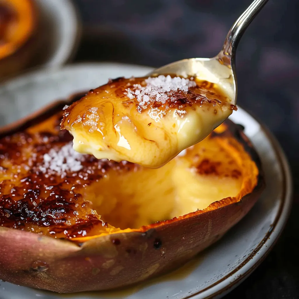 Sweet potato brûlée