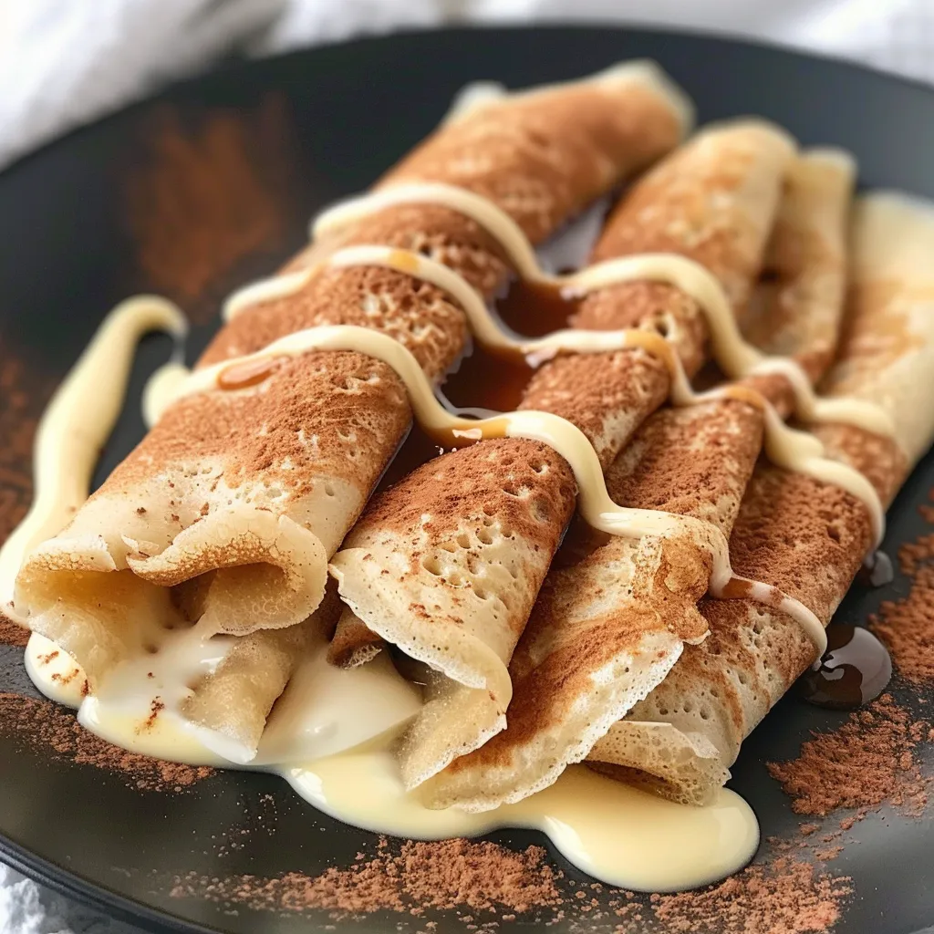 Protein Cinnamon Crepes