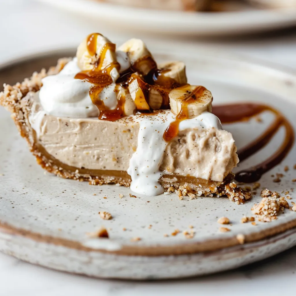 Raw banana coconut tart