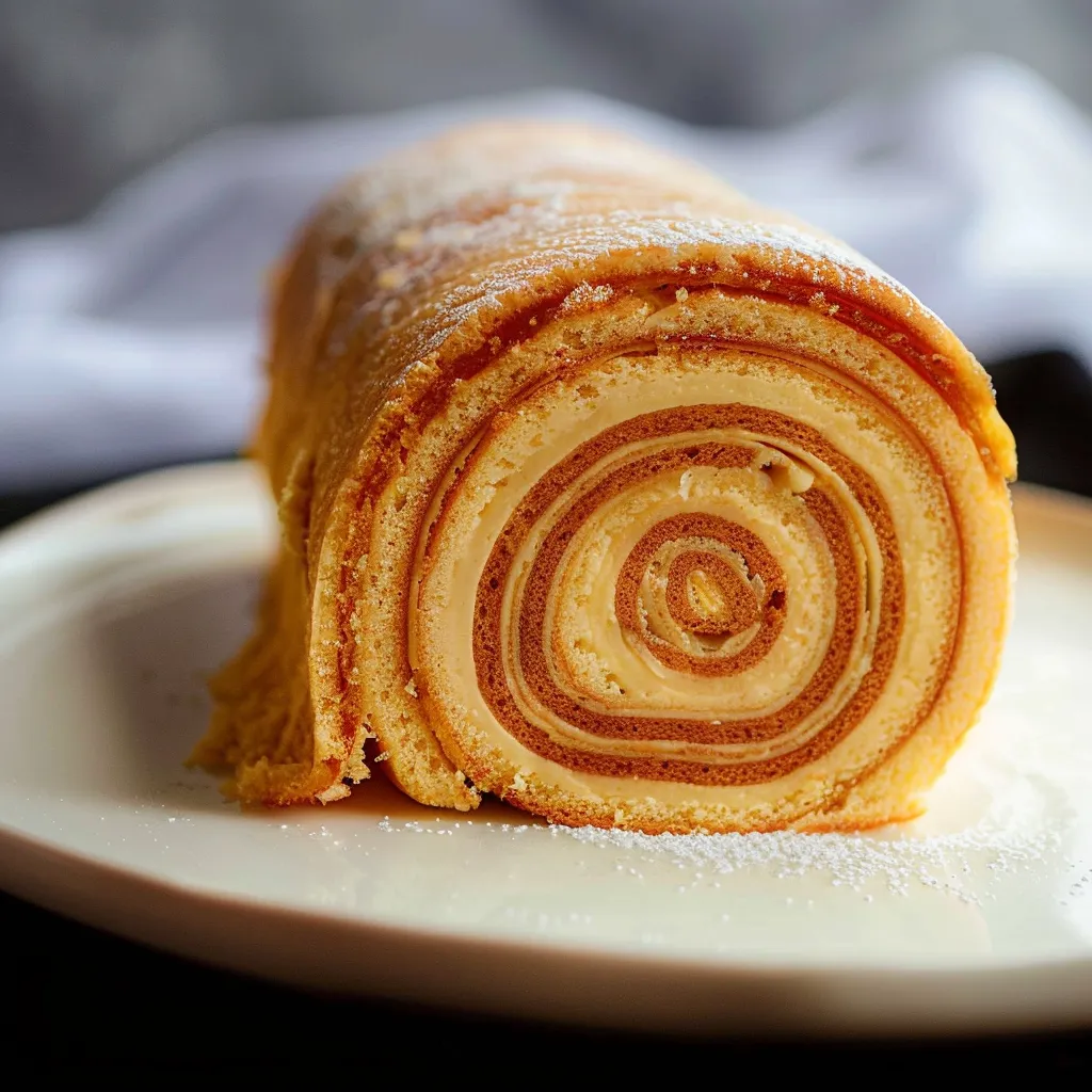 Classic Bolo de Rolo cake
