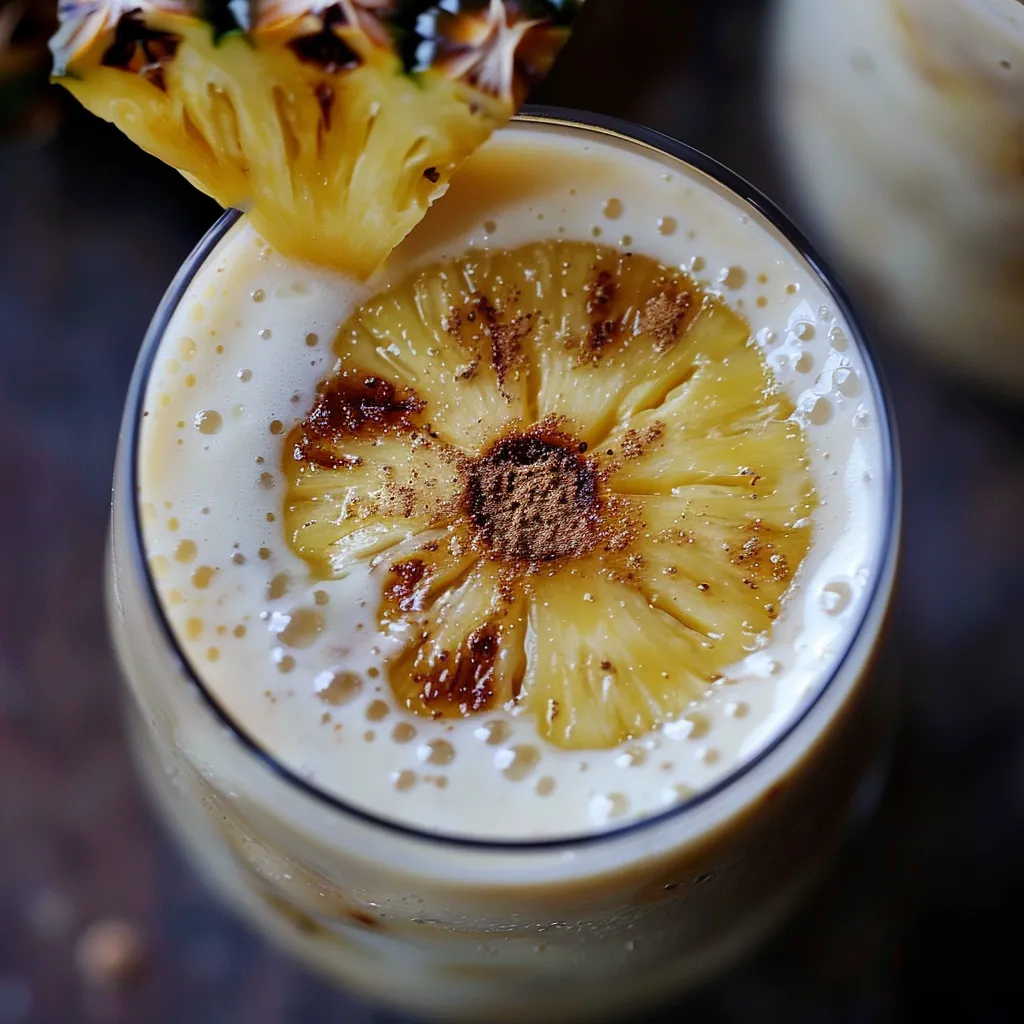 Caramelized Pineapple Lassi