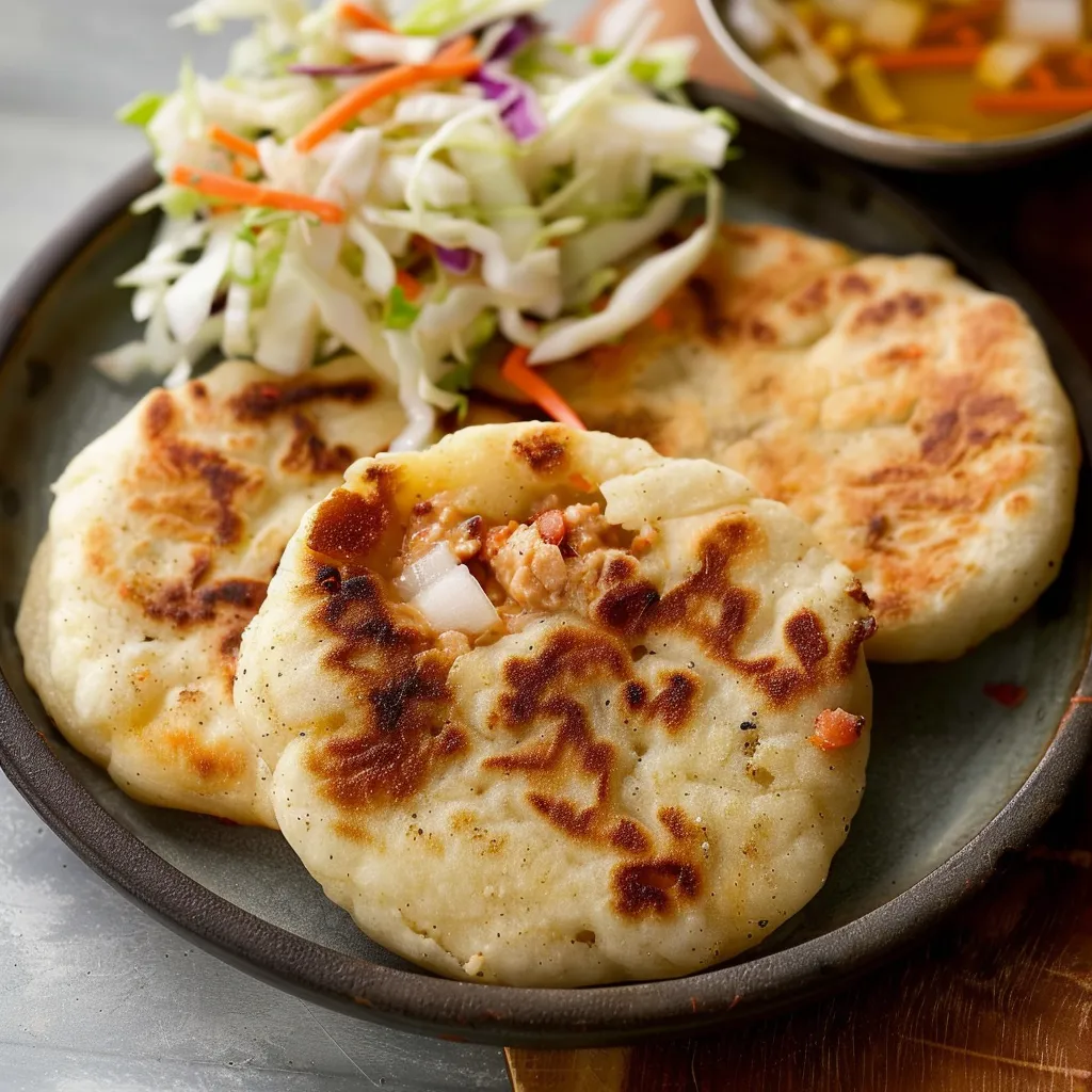 Classic bean and cheese pupusas