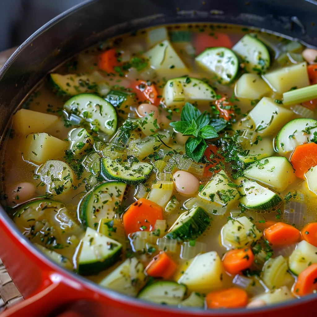 Classic pistou soup
