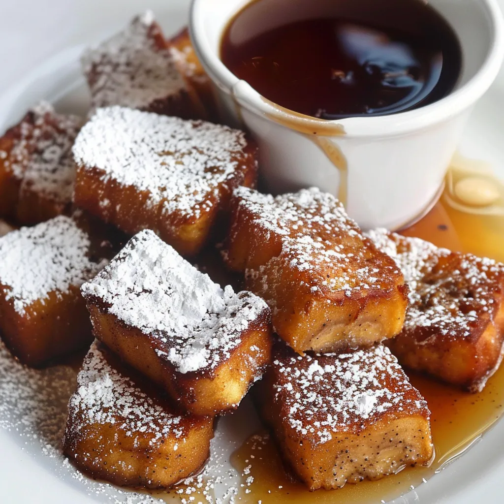 Easy and tasty vegan French toast bites