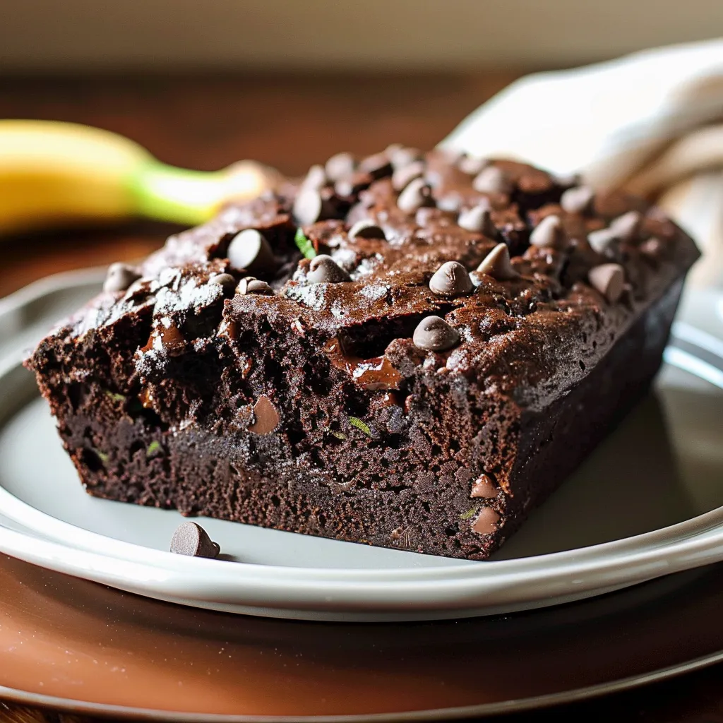 Simple zucchini chocolate