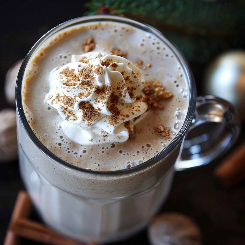 Whip up a yummy smoothie with all those spiced Christmas flavors