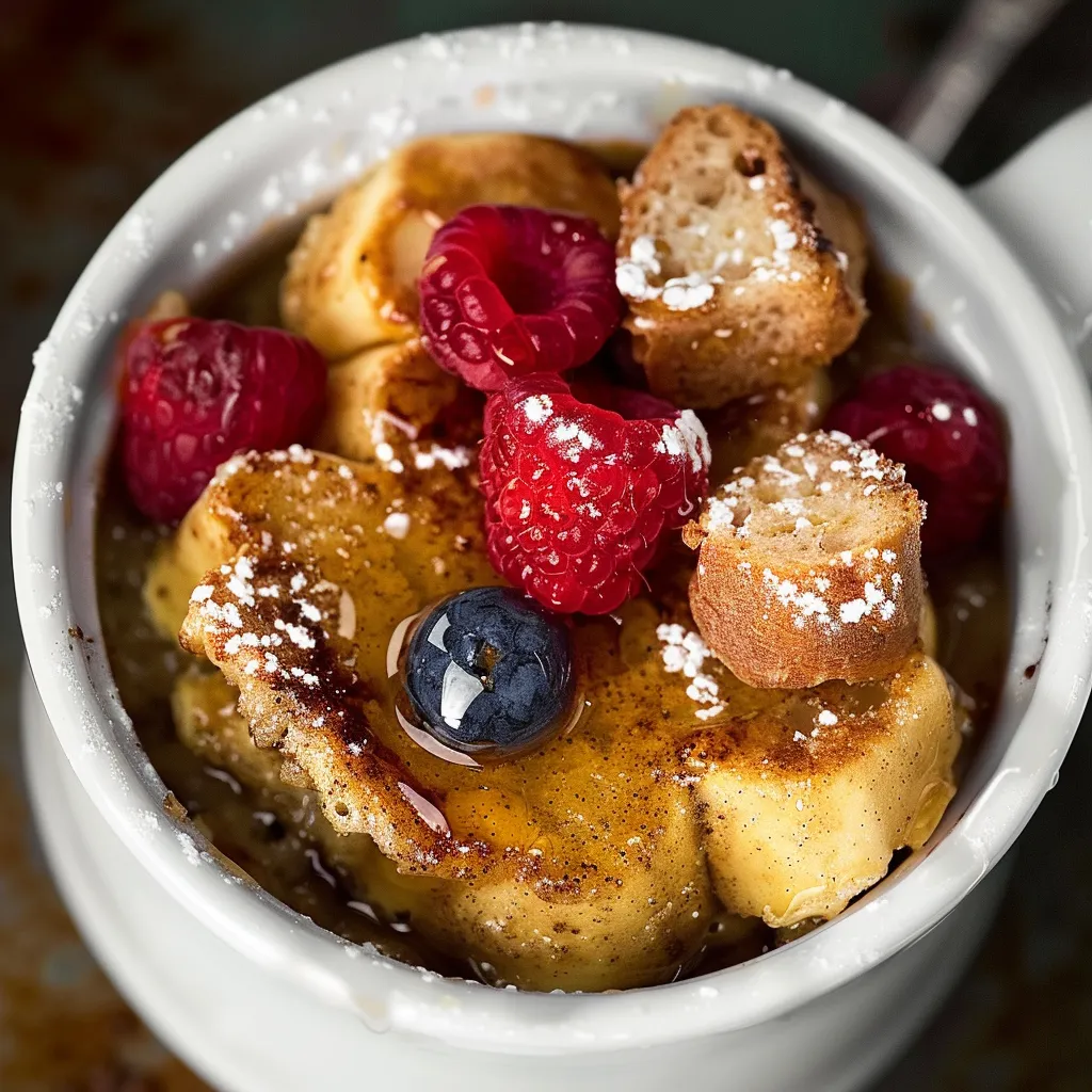 Fast and yummy French toast mug