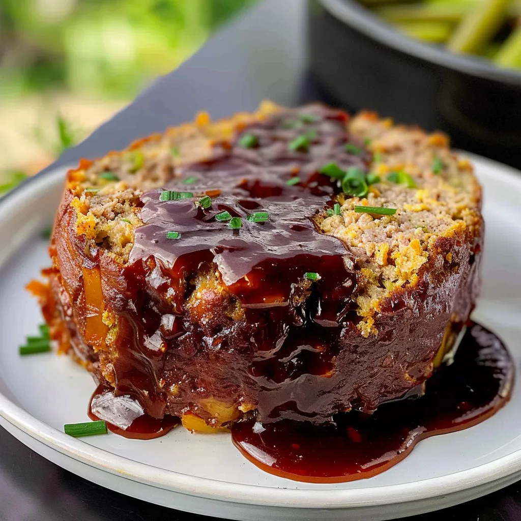Delicious homemade meatloaf
