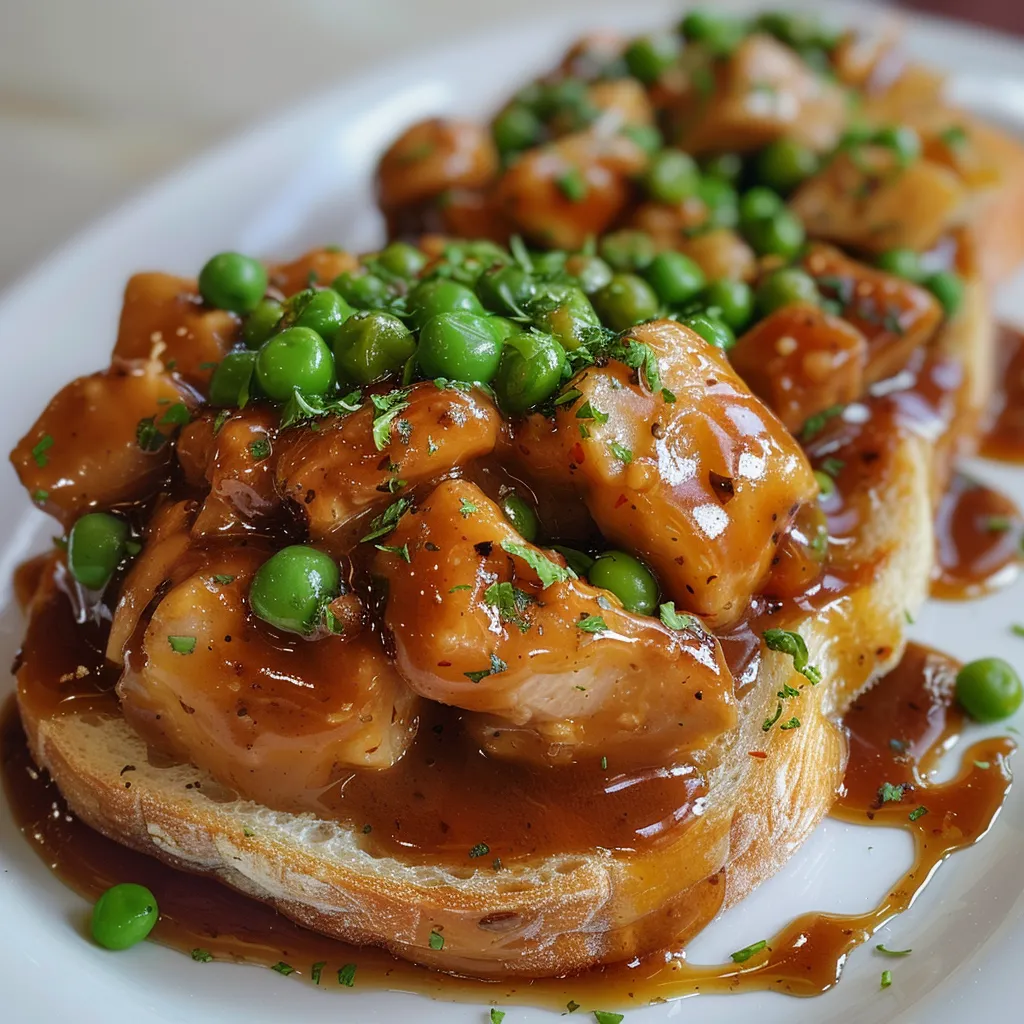 Homemade hot chicken with tasty gravy