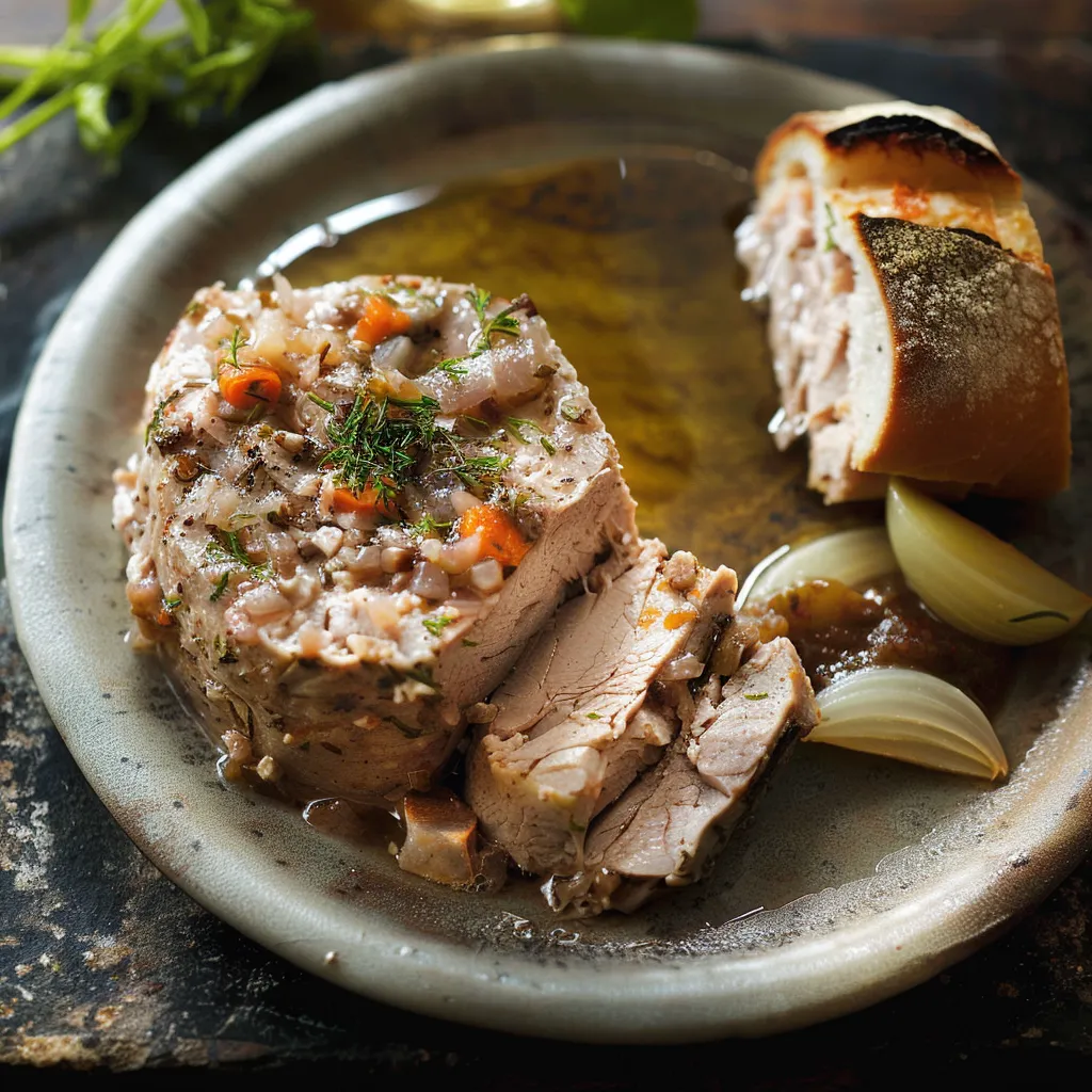 Traditional Homemade Pork Terrine