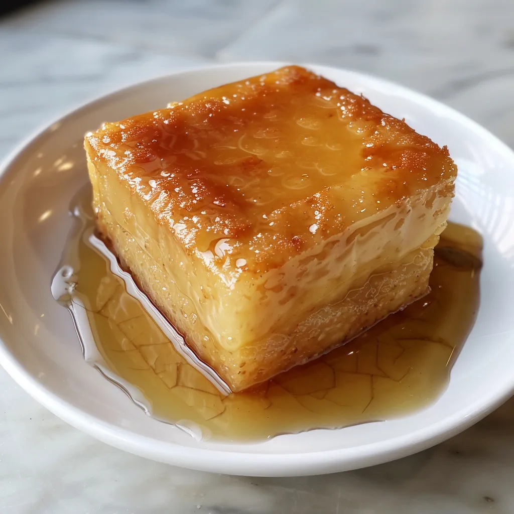 Creamy maple dessert