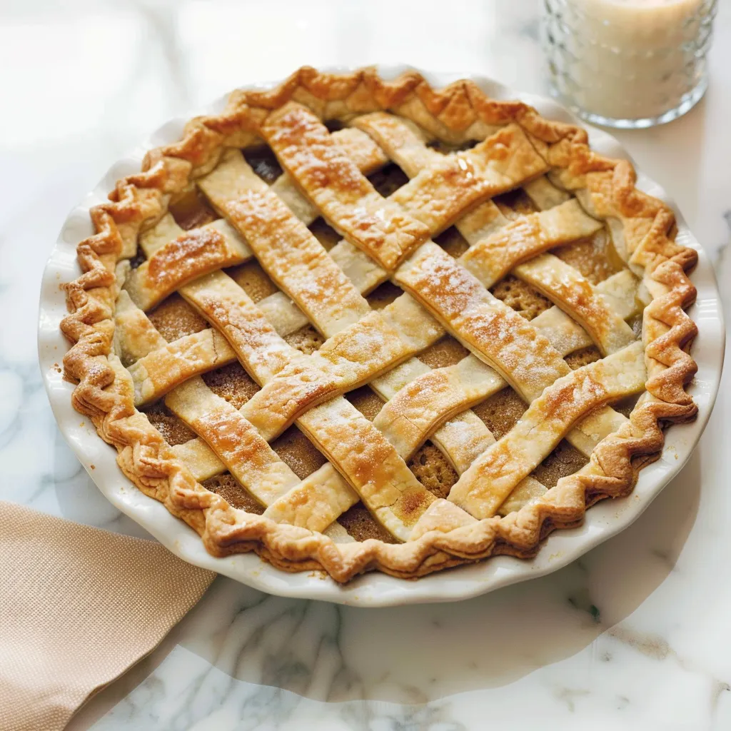 Classic maple sugar pie