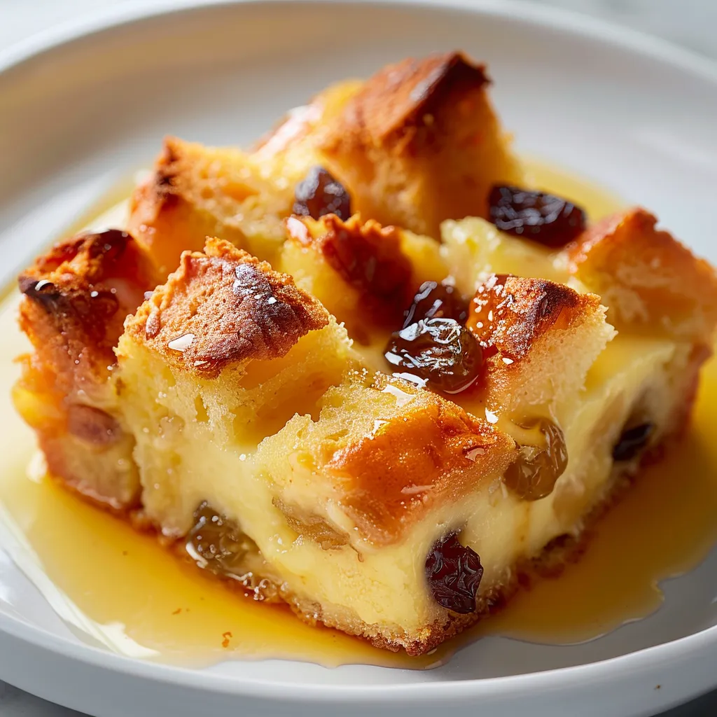 Delicious bread pudding