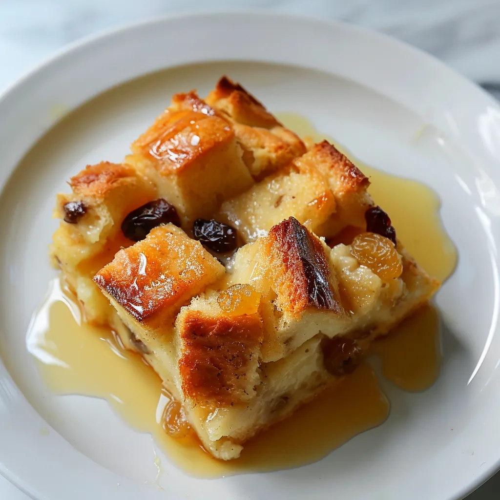 Easy and comforting bread pudding