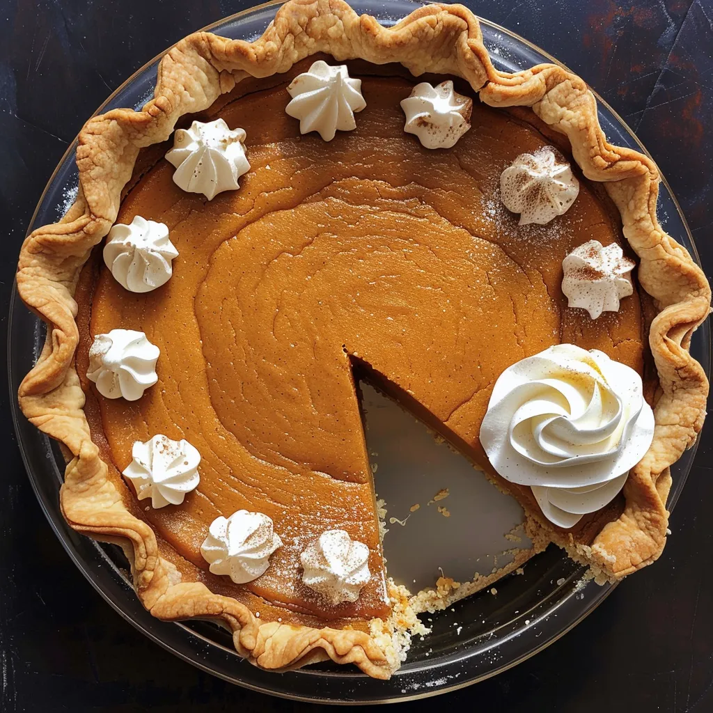 Check out this tasty pumpkin pie