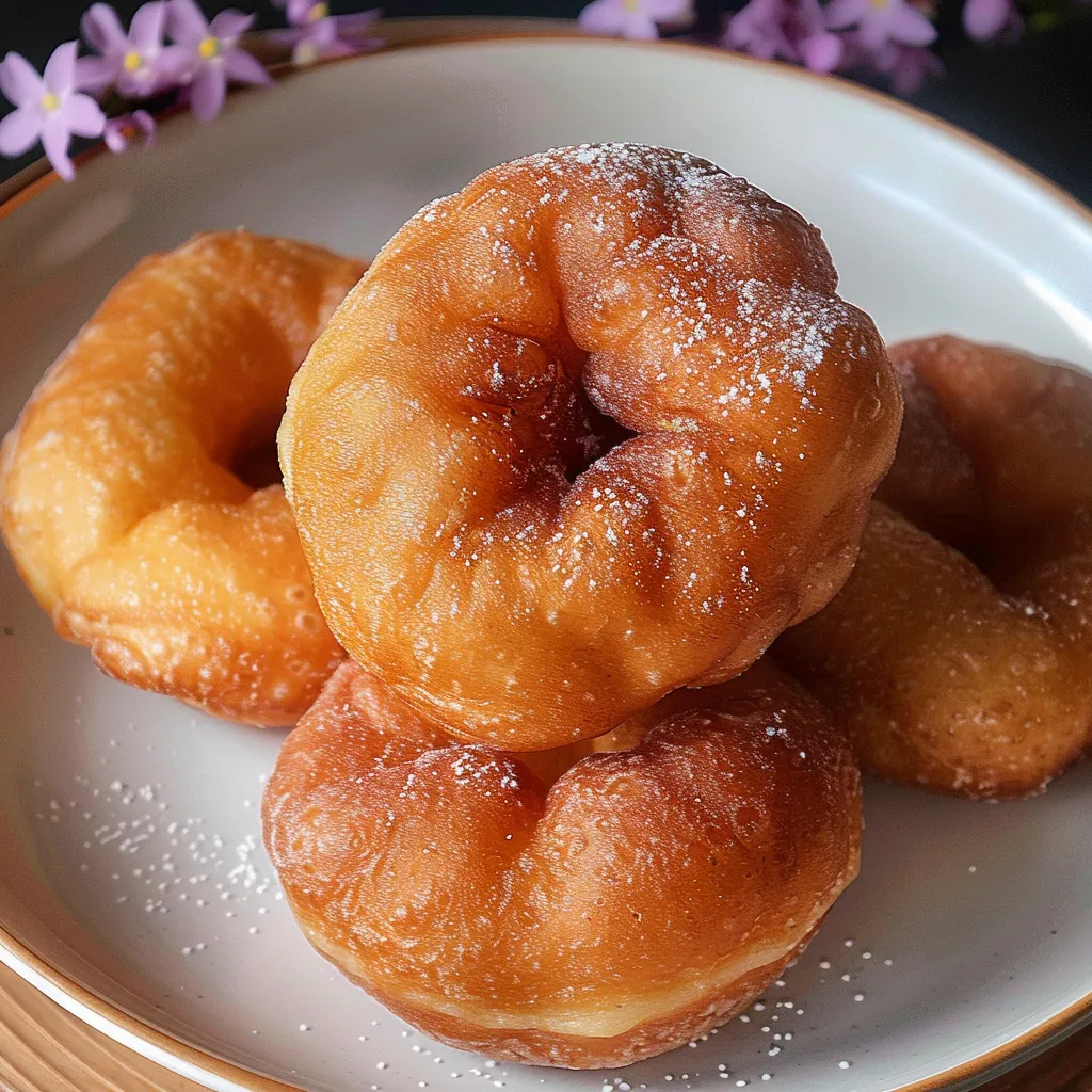 Easy sweet homemade donuts