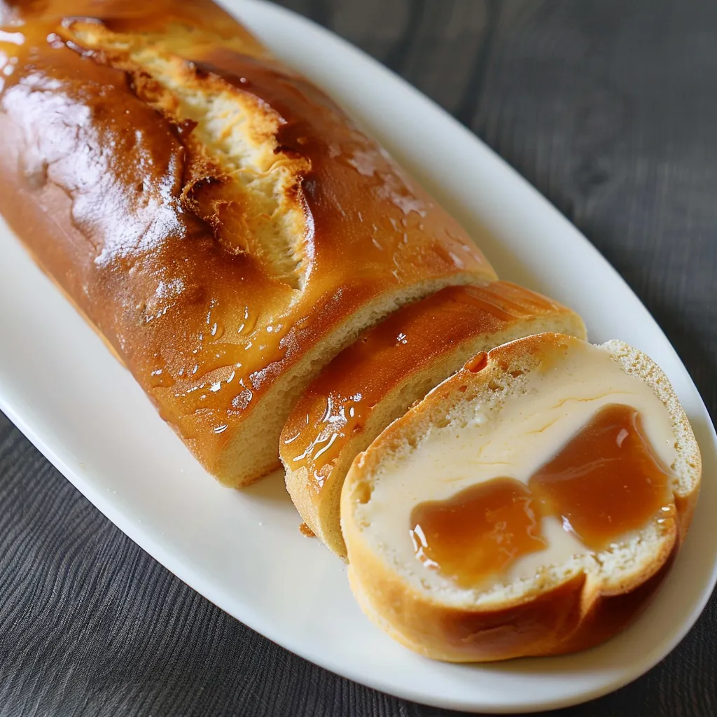 Soft caramel buns