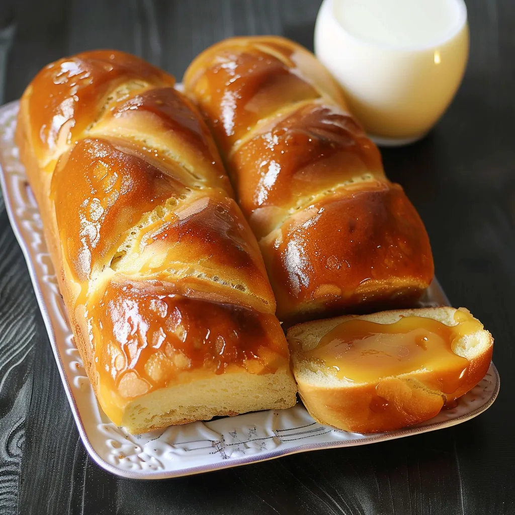 Bake soft caramel-stuffed buns