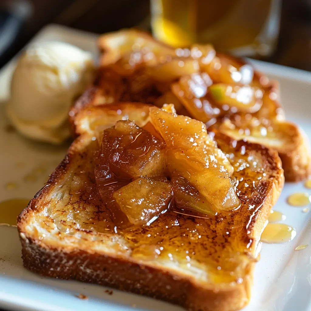 Make irresistible apple butter toast right at home