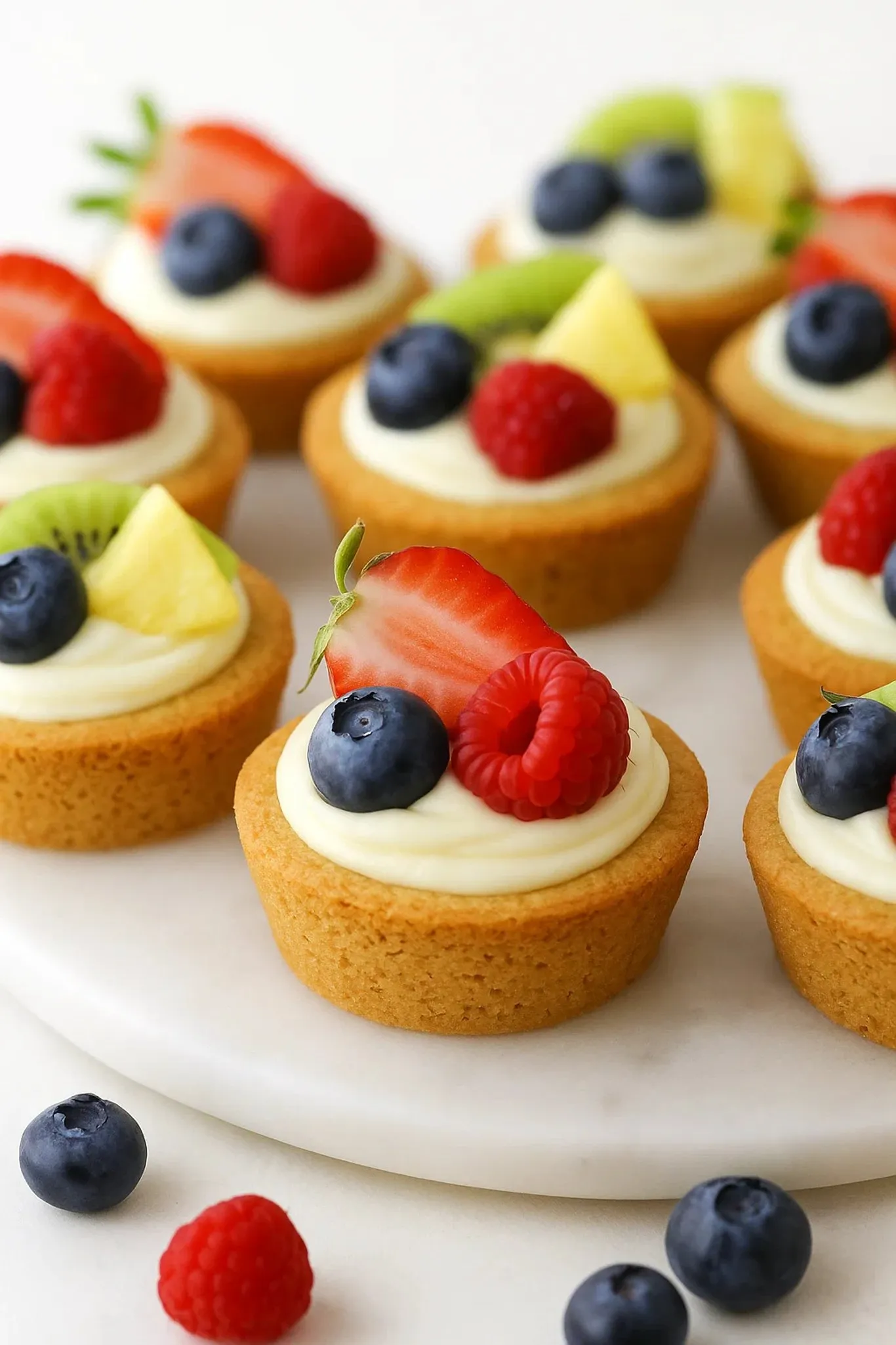 Fruit-Filled Cheesecake Cups