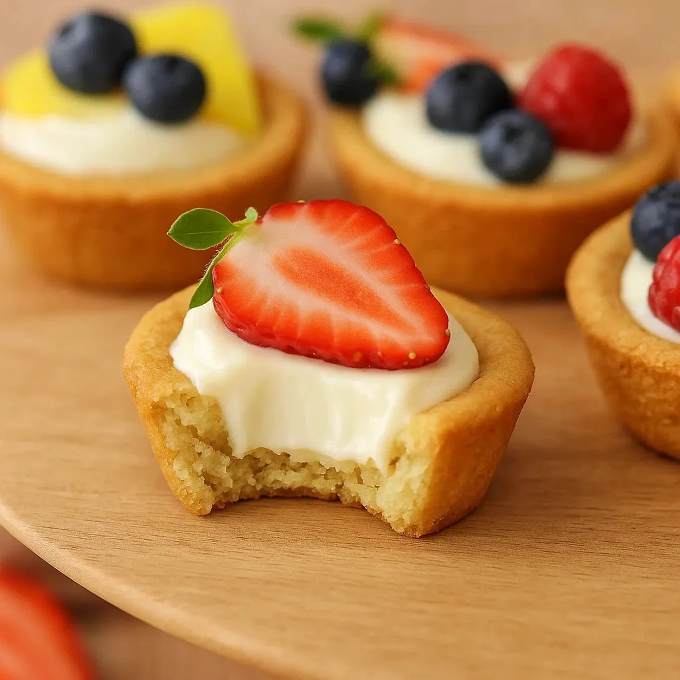 Colorful Cheesecake Cup Treats