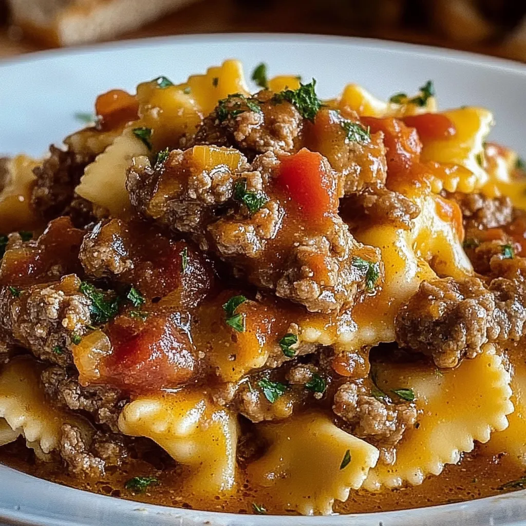 CHEESY BEEF SKILLET