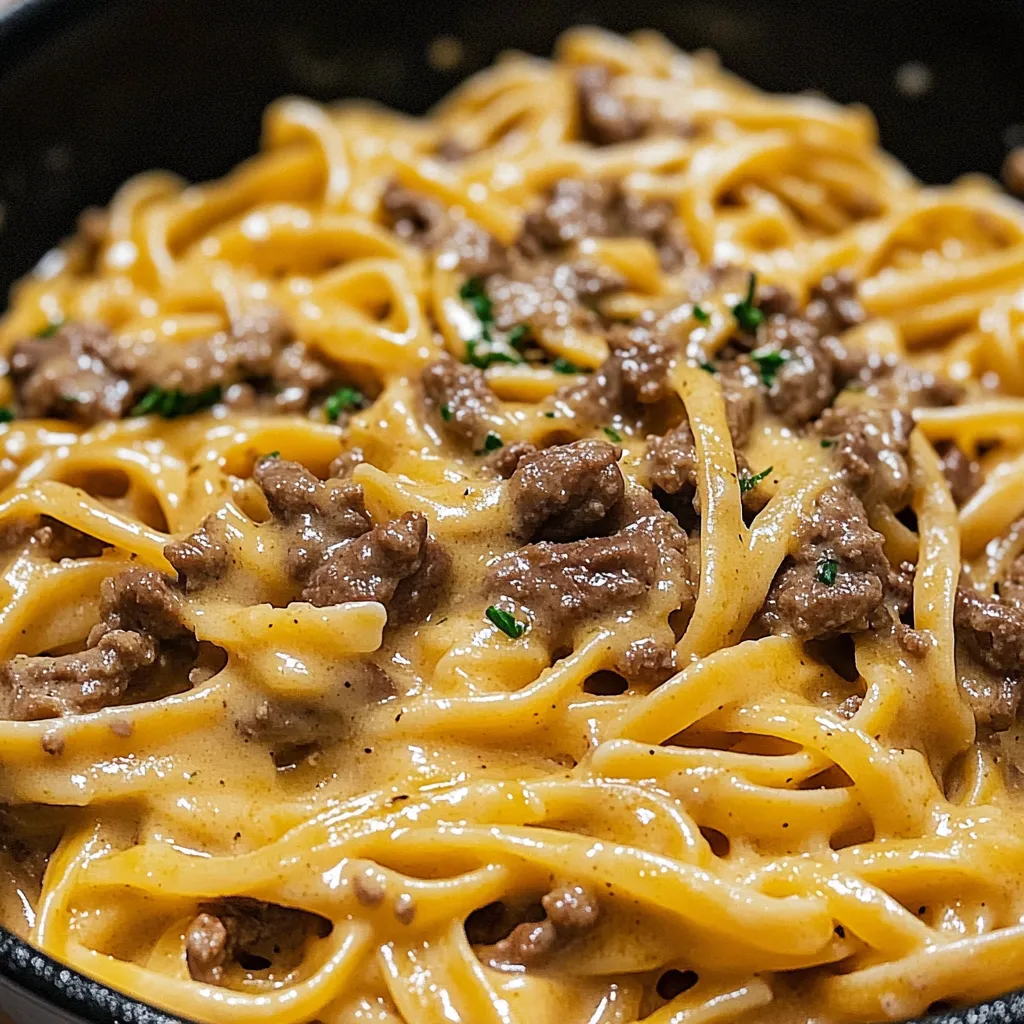 Savory One-Pot Beef and Butter Pasta