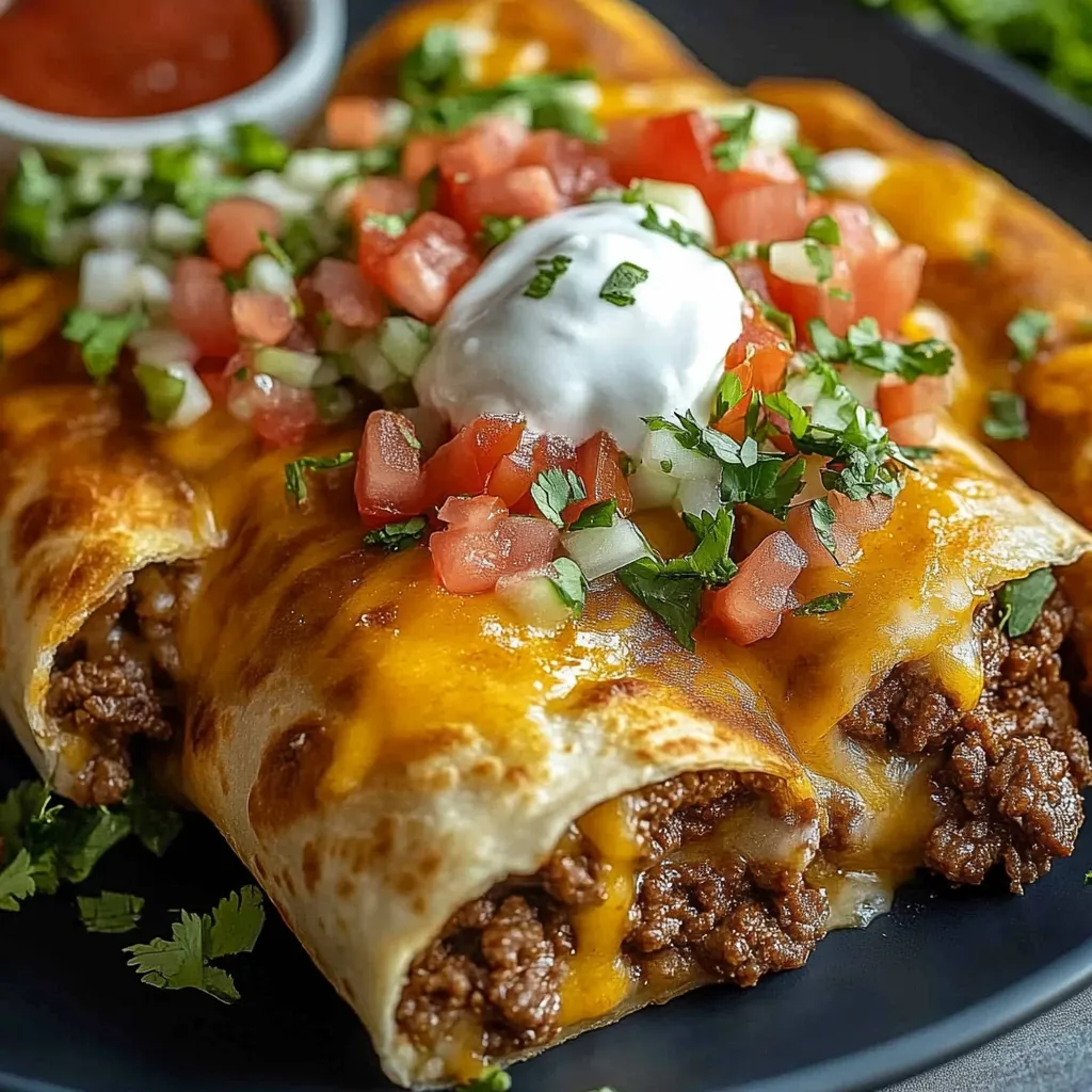 Crispy Beef Tortillas