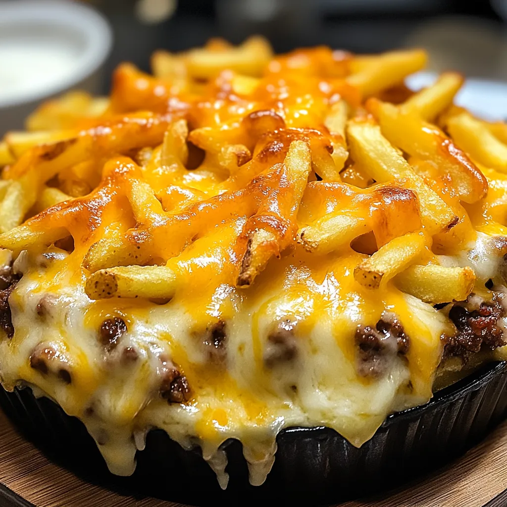 Cheeseburger Fries Bake