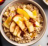 Tasty Apple Cinnamon Oatmeal