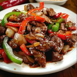 Beef Stir-Fry with Bell Peppers and Onions