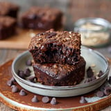 Oat and chocolate cakes photo